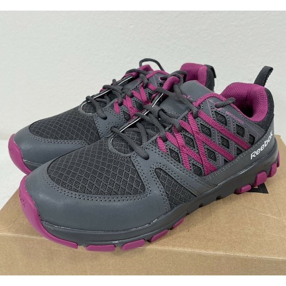 Reebok Women's Sublite Work RB408 Shoes Grey -Sz 9 - Picture 4 of 12